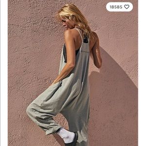 Free People Hot Shot Onesie in Camel